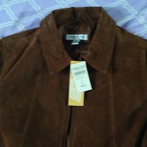 Women's Genuine Leather Over Coat